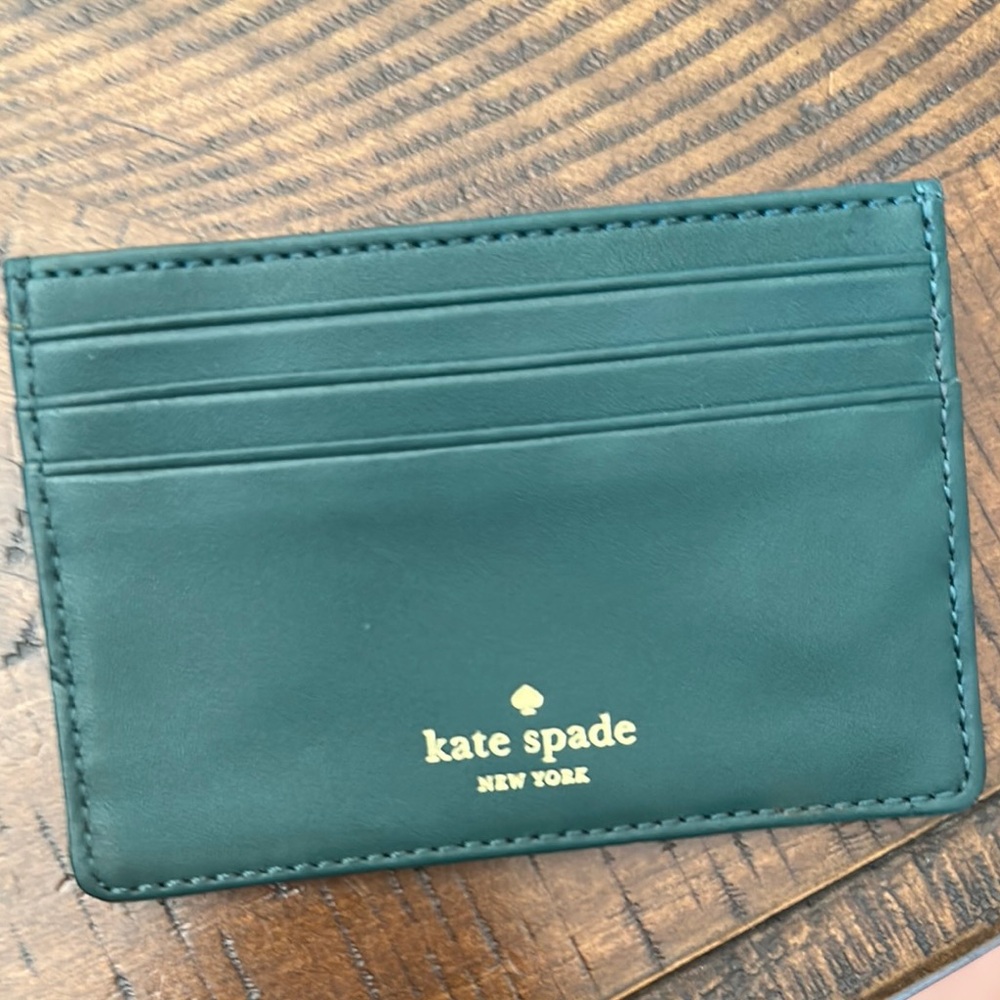 Kate Spade Teal Card Holder